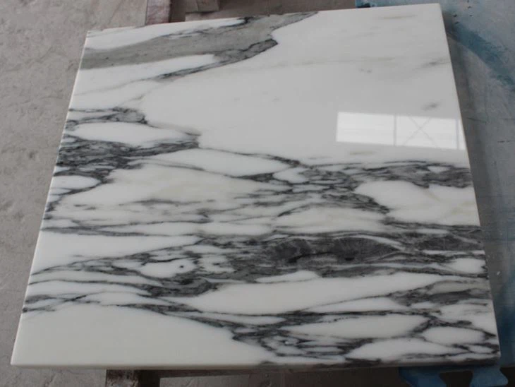 Arabescato White Marble Table Top