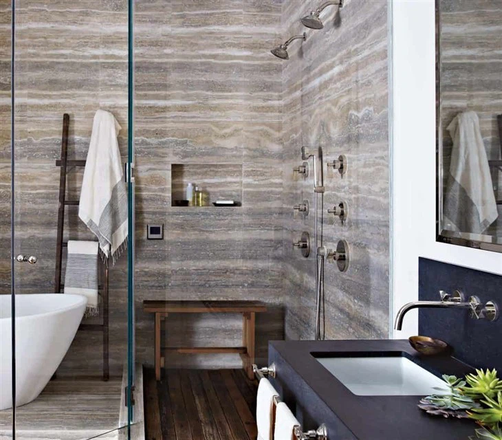 Travertino Silver