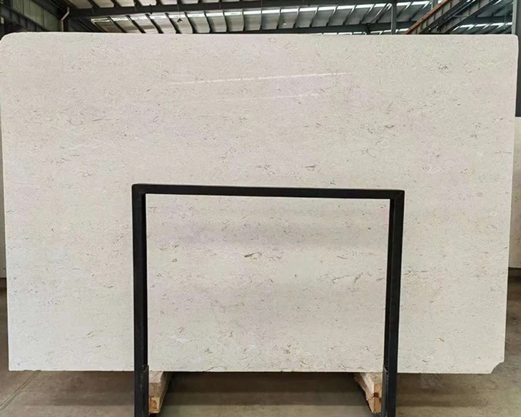 beige marble slab