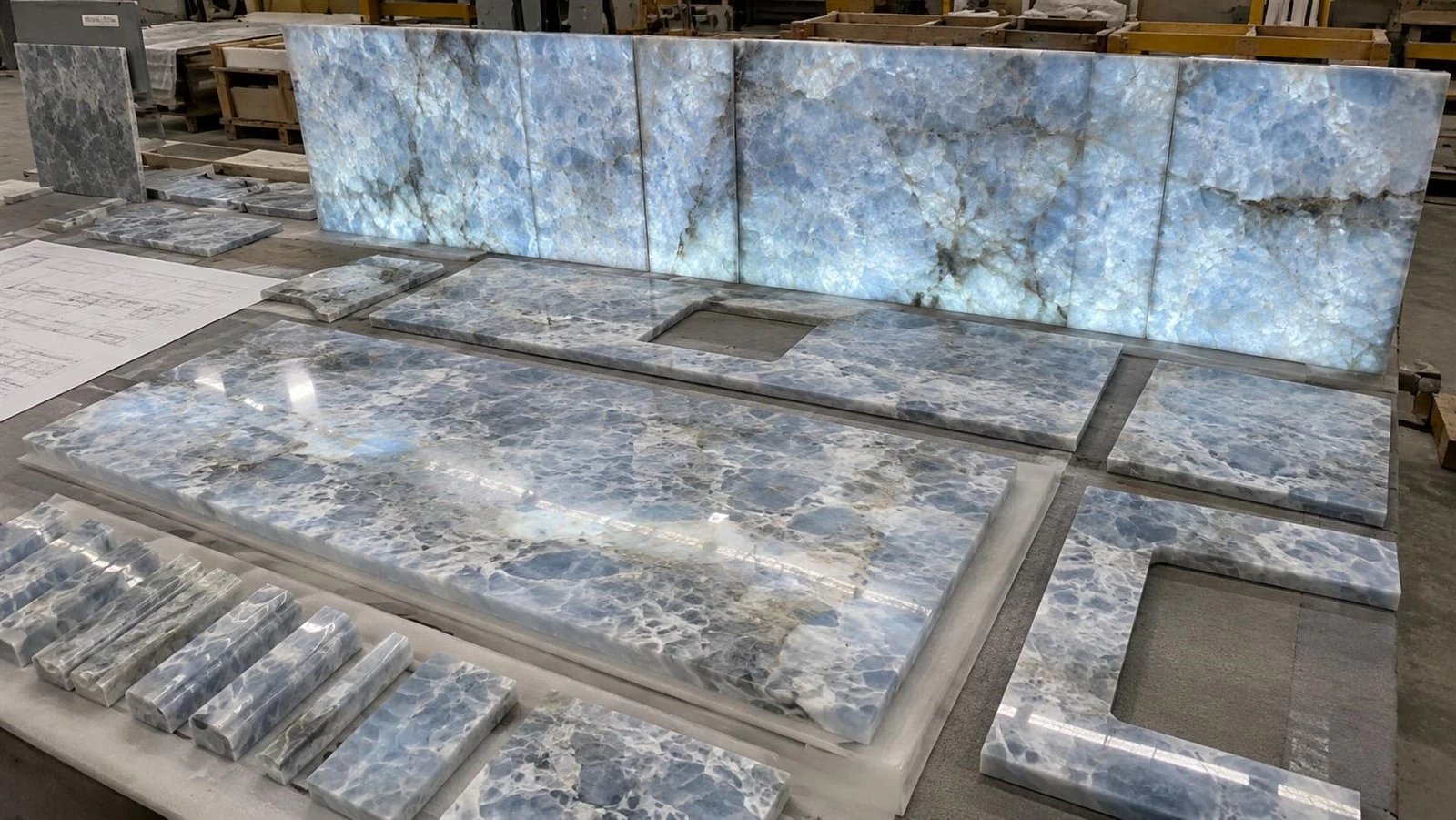 cristallo-blue-quartzite-custom-fabrication-panels cristallo-blue-quartzite-custom-fabrication-panels
